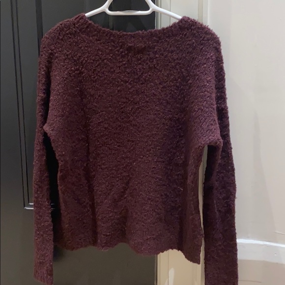Aerie Deep Purple Sweater - Picture 4 of 4